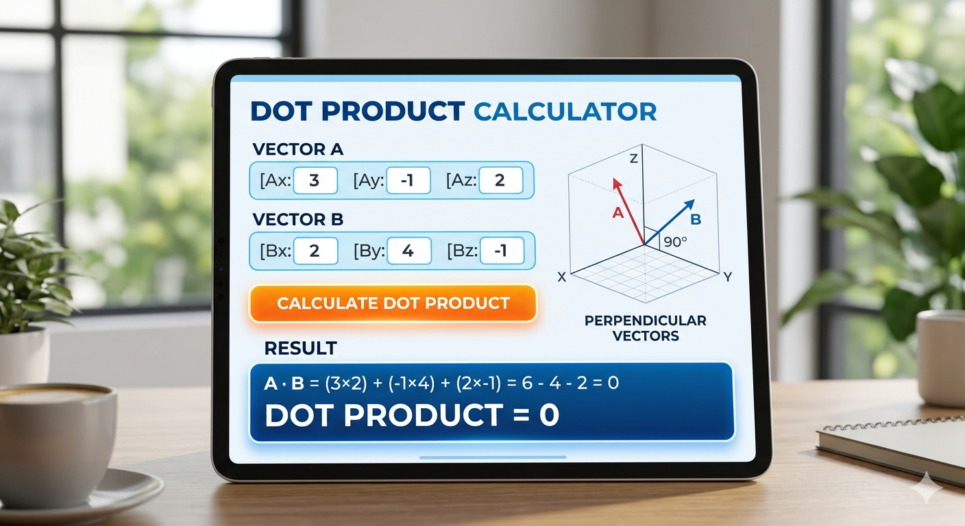 Dot Product Calculator