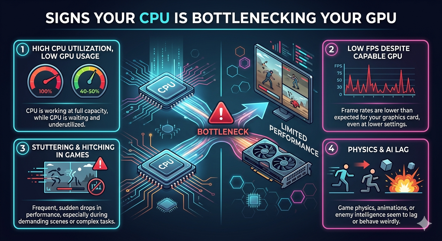 Signs Your CPU Is Bottlenecking Your GPU