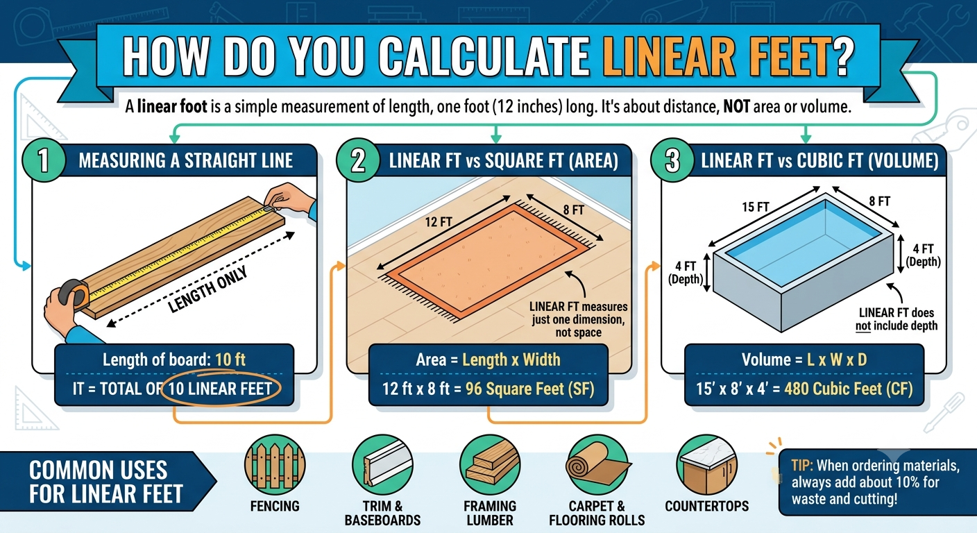 How to Calculate Linear Feet: A Complete Step-by-Step Guide