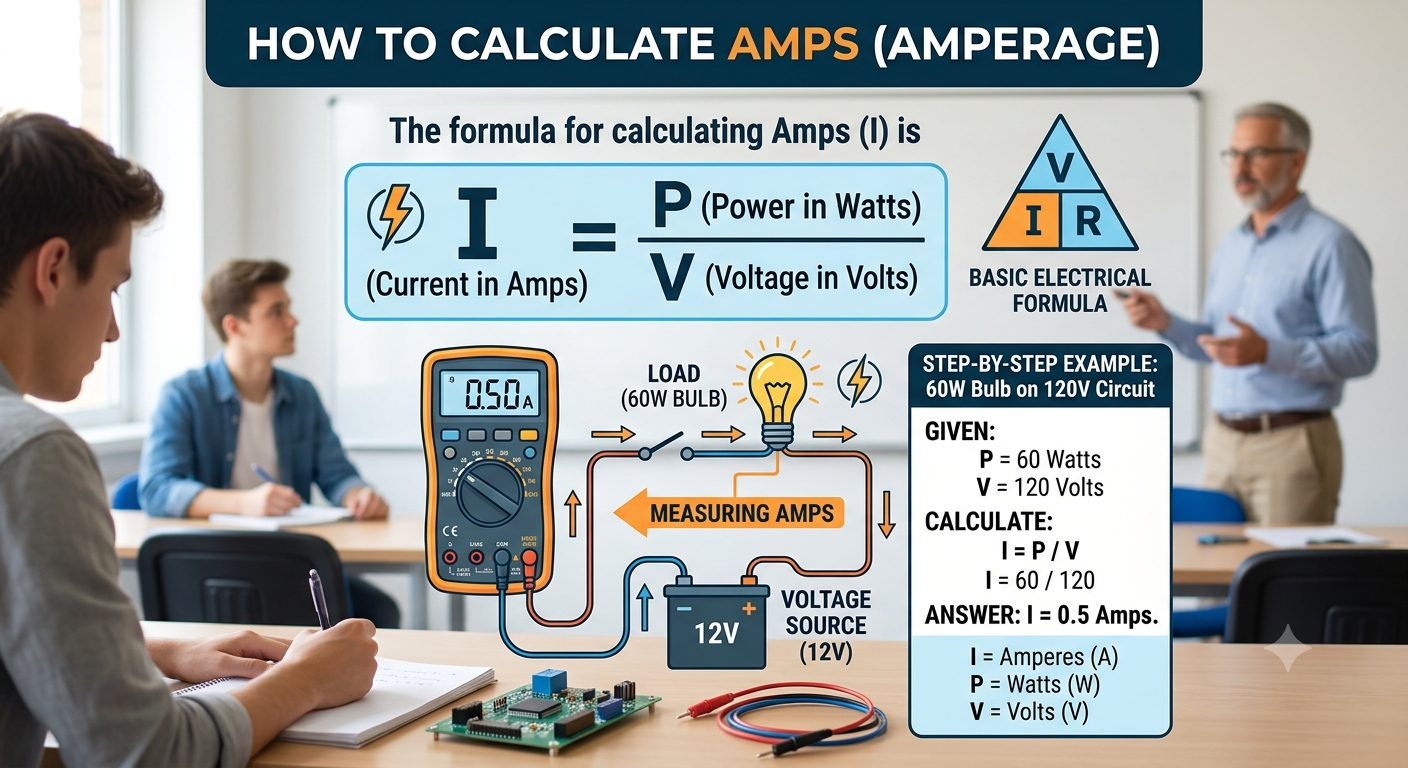 How to Calculate Amps: A Simple Step by Step Guide for Beginners
