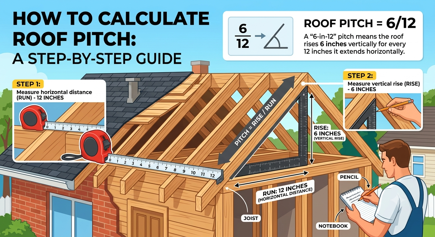 How to Calculate Roof Pitch