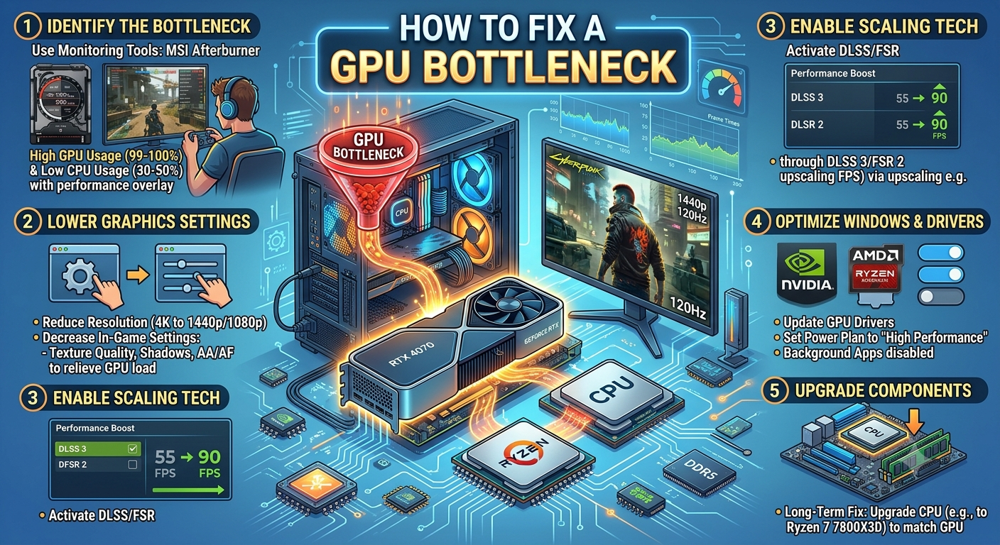 How to Fix a GPU Bottleneck: Settings, Drivers and Upgrades