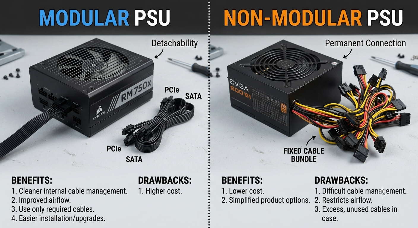 Modular vs Non-Modular PSU: Does It Affect Performance?