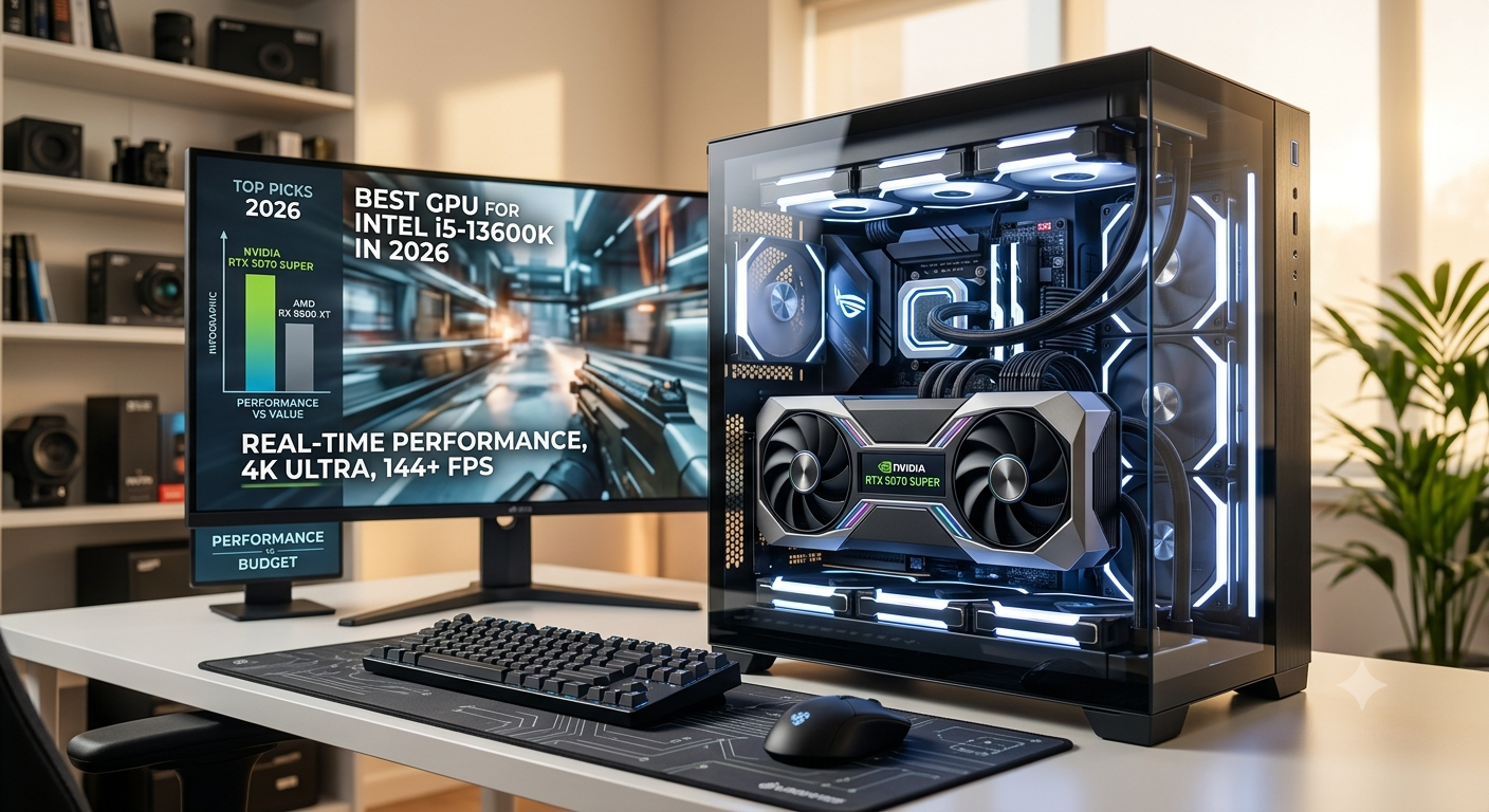 Best GPU for Intel i5-13600K in 2026: Balanced Build Guide