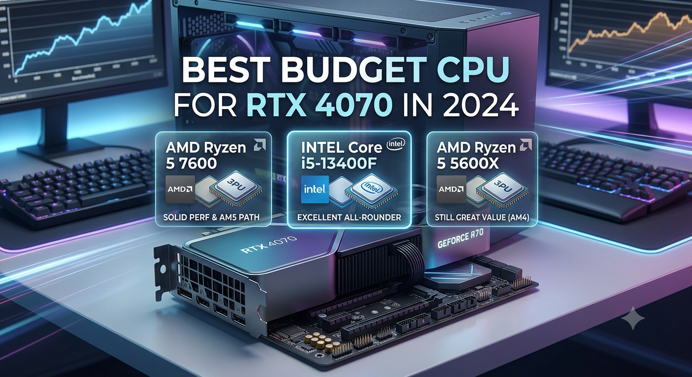 Best Budget CPU for RTX 4070 in 2026: Don't Overspend