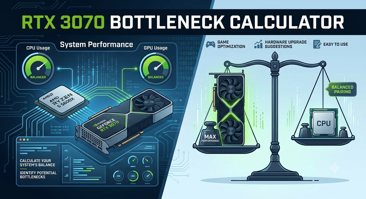 RTX 3070 Bottleneck Calculator: Ideal CPU Pairings in 2026