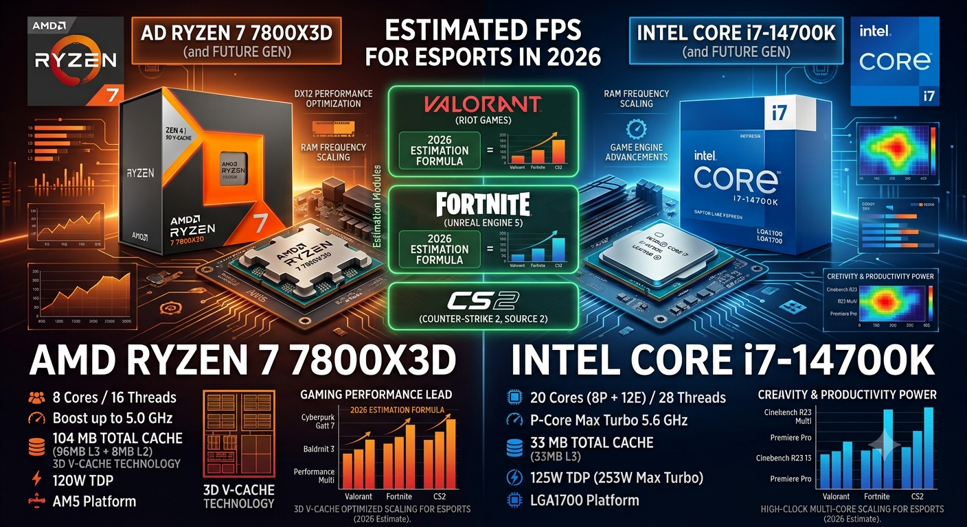 How to Estimate FPS for Valorant, Fortnite, and CS2 (2026)