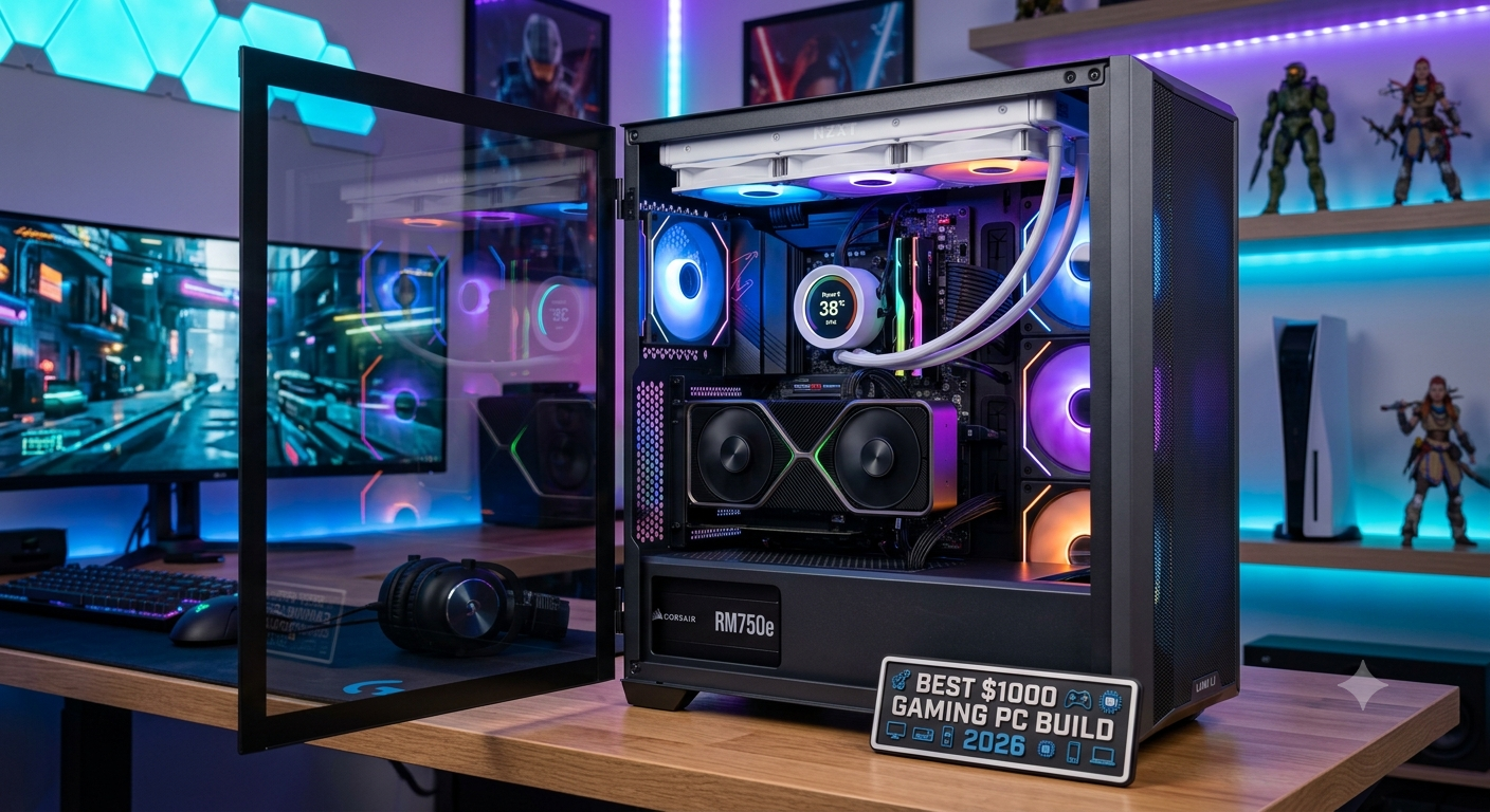 Best $1000 Gaming PC Build for 2026: Zero Bottleneck